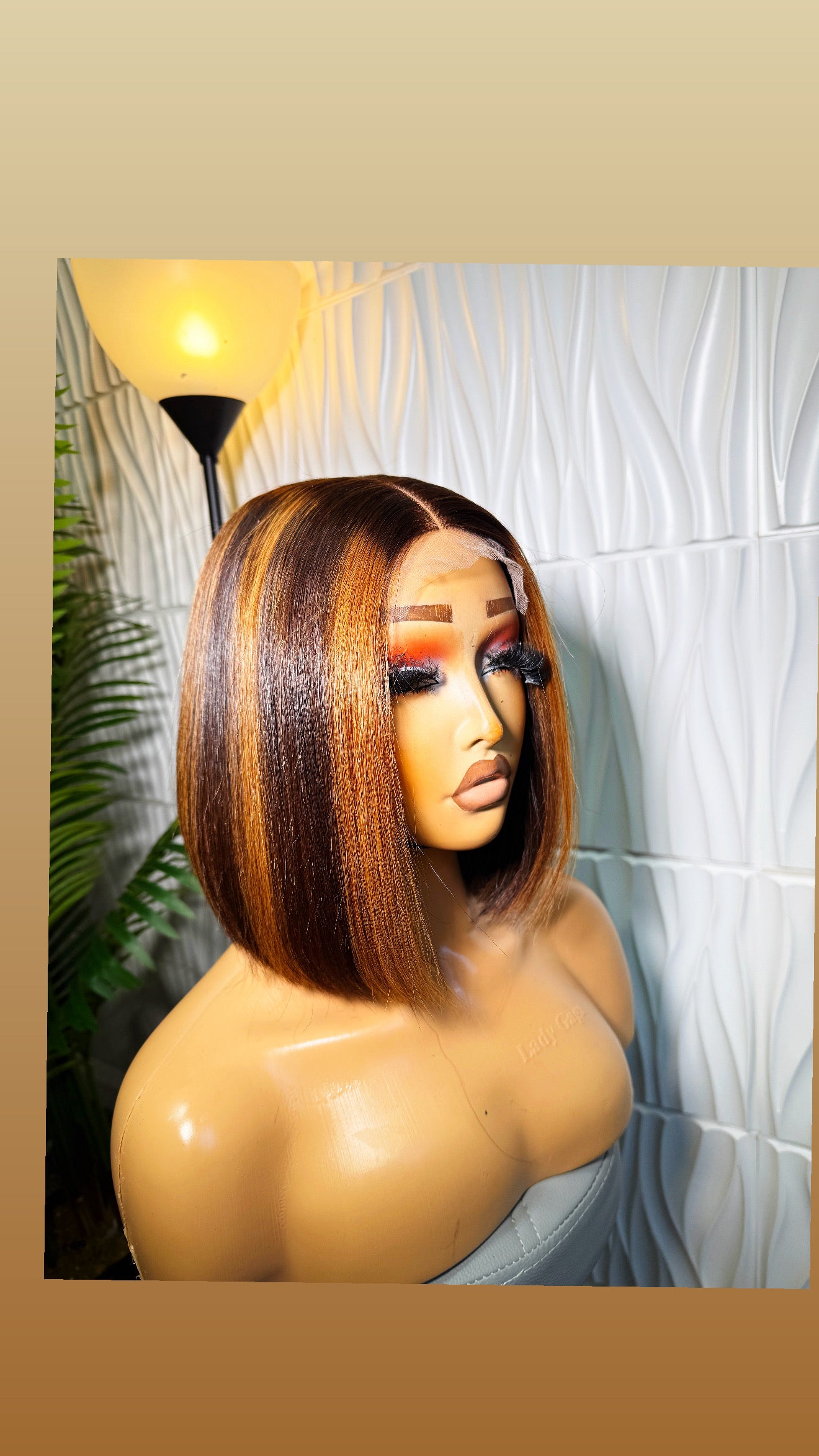 8inch bone straight donor hair