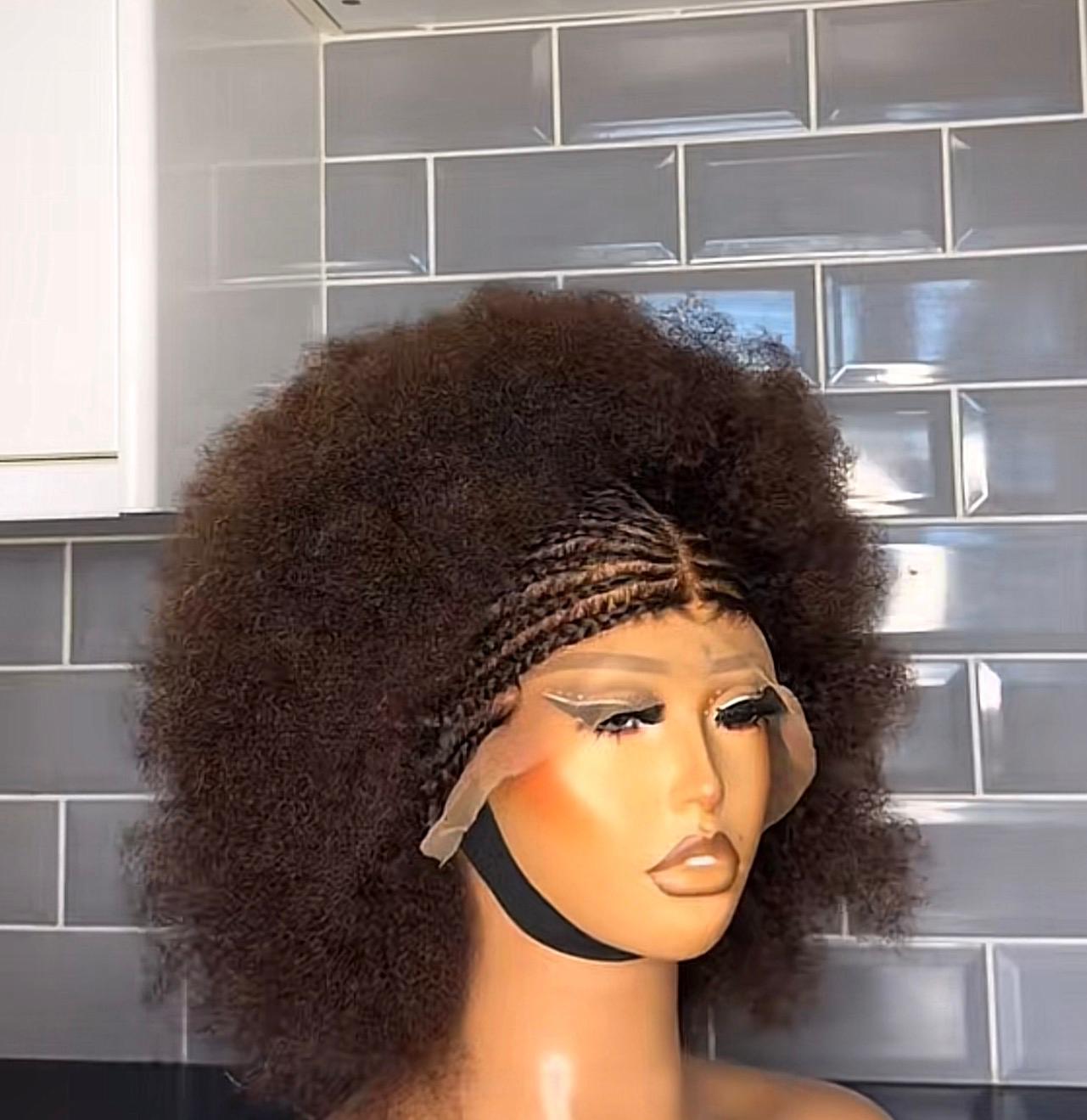 Afro Frontal Unit Virgin hair
