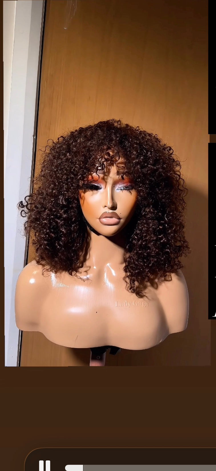 Fringe wig 200g