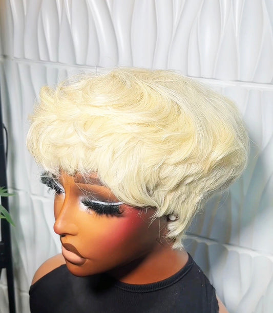 Hand made wig Virgin hair