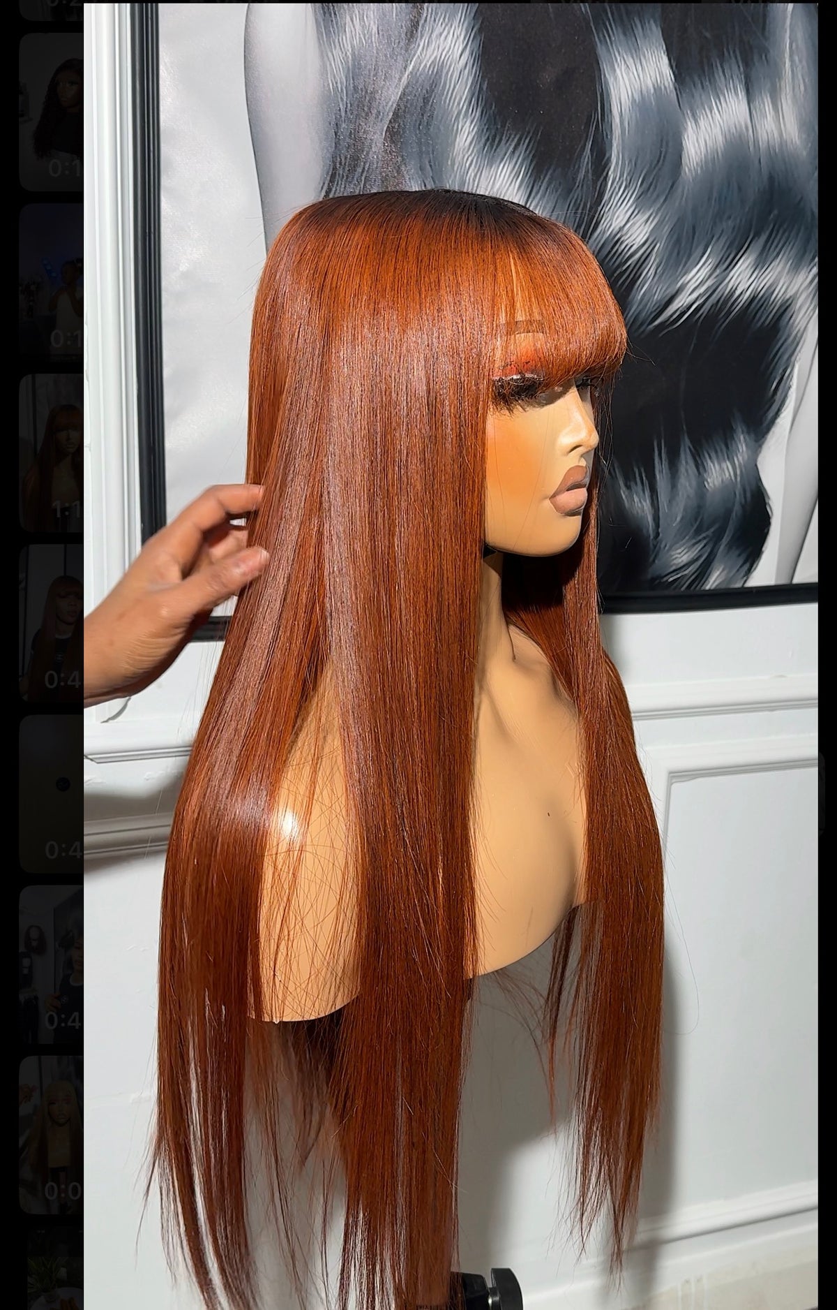 24inch Bone straight SDD donor