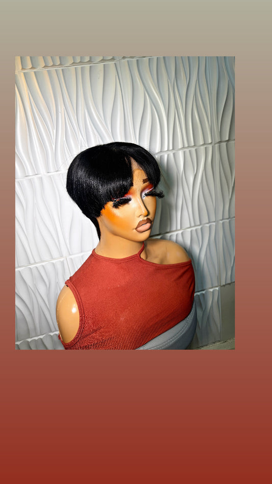 Hand made  fringe wig Virgin hair