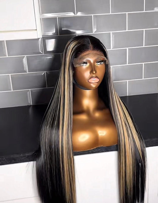 28inch Highlight Bone Straight
